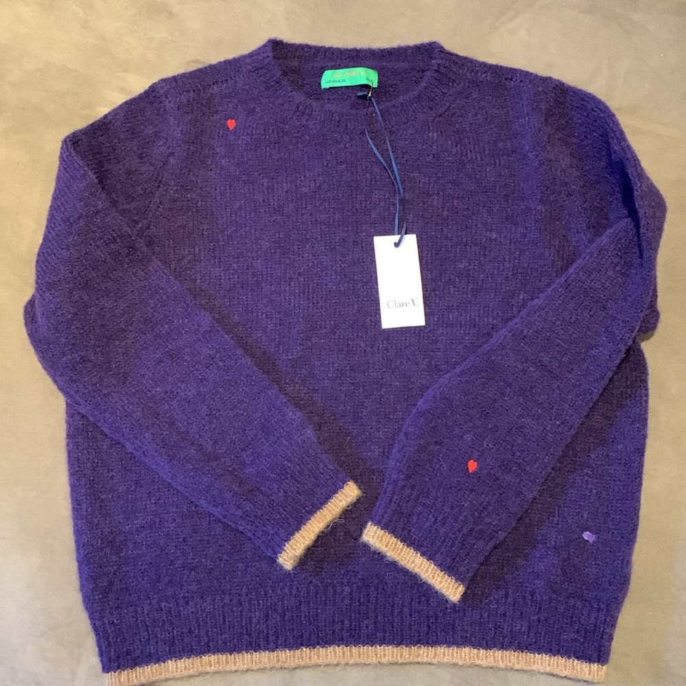 NWT - Clare V Else Pullover Sweater size M/L
